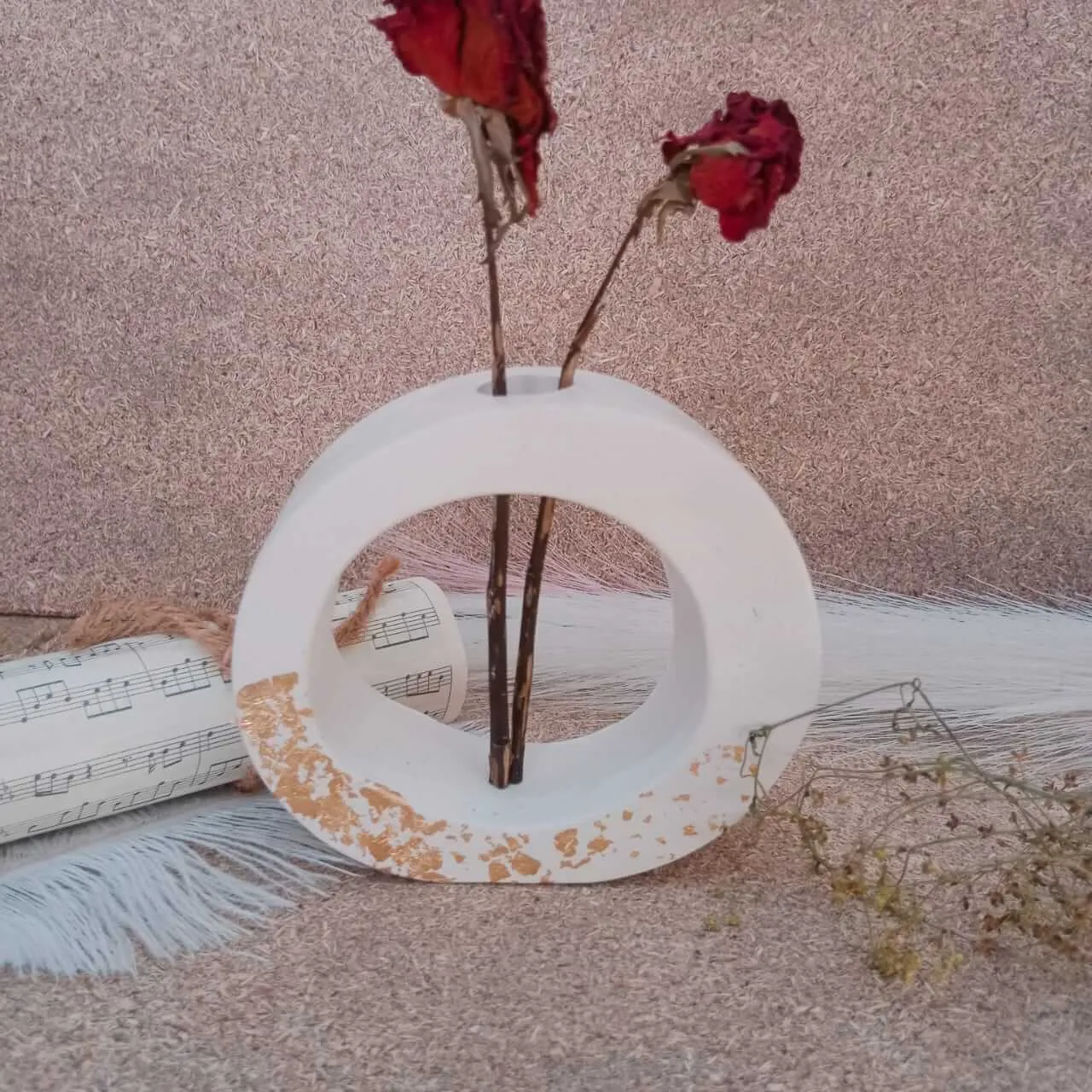 Luna Loop Ceramic Vase